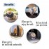 Soft Dog Cone Alternative After Surgery Adjustable Neck Cone Protective Elizabethan Donut Collar For Dogs Cats Recovery pink M x 30