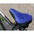 Soft Dustproof Gel Bicycle Seat Cover for Long distance Cycling red