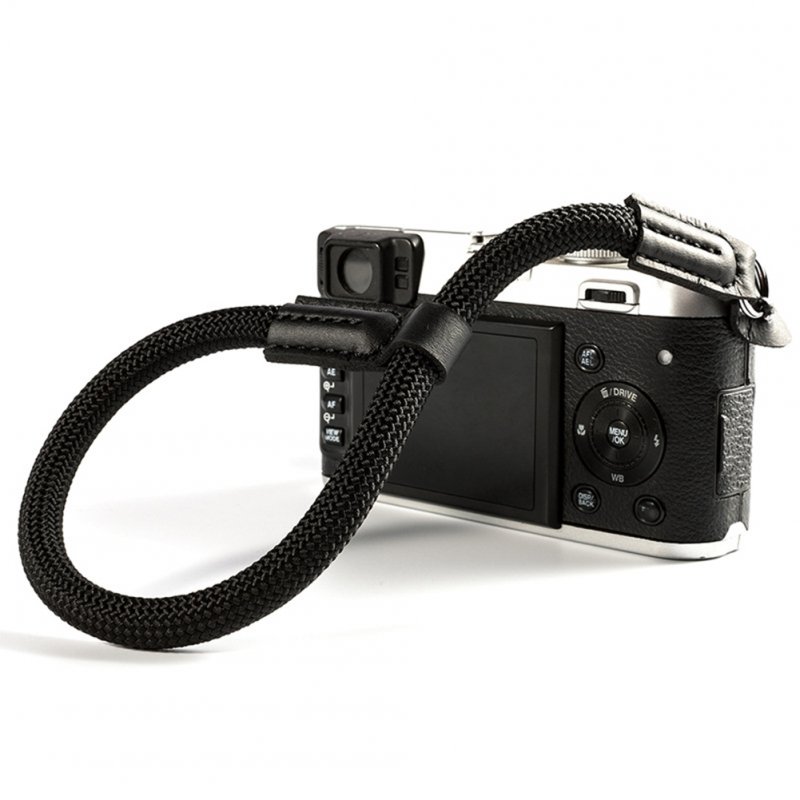 Soft Hand Grip Wrist Strap Professional Camera Accessory for SLR/DSLR Camera black