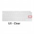 Soft Keyboard Protective Film Cover Compatible For Macbook Air 13 2020 M1 Chip A2337 Us Keyboard black