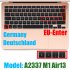 Soft Keyboard Protective Film Cover Compatible For Macbook Air 13 2020 M1 Chip A2337 Us Keyboard black