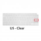 Soft Keyboard Protective Film Cover Compatible For Macbook Air 13 2020 M1 Chip A2337 Us Keyboard White