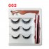 Soft Magnetic Eyeliner False Eyelashes Tweezers Set for Beauty 002
