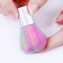 Soft Nail Cleaner Brush Mini Colorful Soft Hair Nail Brush Short Handle Remove Dust Small Cleaning Brush Color mushroom brush