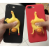 Soft Protective Shell Case with Creative Silicone 3D Laying Hen Pattern for iPhone 6  6s  7  7 Plus Black