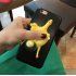 Soft Protective Shell Case with Creative Silicone 3D Laying Hen Pattern for iPhone 6  6s  7  7 Plus Black