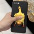 Soft Protective Shell Case with Creative Silicone 3D Laying Hen Pattern for iPhone 6  6s  7  7 Plus Black