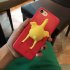 Soft Protective Shell Case with Creative Silicone 3D Laying Hen Pattern for iPhone 6  6s  7  7 Plus Black