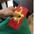 Soft Protective Shell Case with Creative Silicone 3D Laying Hen Pattern for iPhone 6  6s  7  7 Plus Black