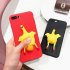 Soft Protective Shell Case with Creative Silicone 3D Laying Hen Pattern for iPhone 6  6s  7  7 Plus Black