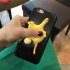 Soft Protective Shell Case with Creative Silicone 3D Laying Hen Pattern for iPhone 6  6s  7  7 Plus Black
