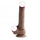 Soft Realistic Skin Feel Human Penis Silicone Dildo with Suction Cup