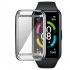 Soft Screen Protector Case Compatible For Huawei Band 7 Tpu Full Cover Protective Cases Accessories silver