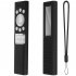 Soft Silicone Dustproof Protective Cover Remote Control Case With Lanyard Compatible For Samsung Tv Remote Control Bn59 Solar black