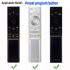 Soft Silicone Dustproof Protective Cover Remote Control Case With Lanyard Compatible For Samsung Tv Remote Control Bn59 Solar blue