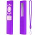 Soft Silicone Dustproof Protective Cover Remote Control Case With Lanyard Compatible For Samsung Tv Remote Control Bn59 Solar blue