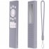 Soft Silicone Dustproof Protective Cover Remote Control Case With Lanyard Compatible For Samsung Tv Remote Control Bn59 Solar lavender gray