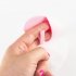 Soft Silicone Finger Sleeve Style Heart Shape Face Cleaning Brush Makeup Foundation Brush for Massage Exfoliating