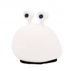Soft Silicone Night  Light Cute Animal Shape Waterproof Drop-proof Touch-sensor Soft Light Bedside Lamp For Children Nursery Room 3W white