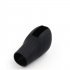 Soft Silicone Nonslip Car Shift Knob Gear Stick Cover Protector with Trepanning Design   Black