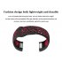 Soft Silicone Replacement Spare Sport Band Bracelet Strap for Fitbit Charge 2  Black red