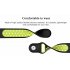 Soft Silicone Replacement Spare Sport Band Bracelet Strap for Fitbit Charge 2  Black yellow