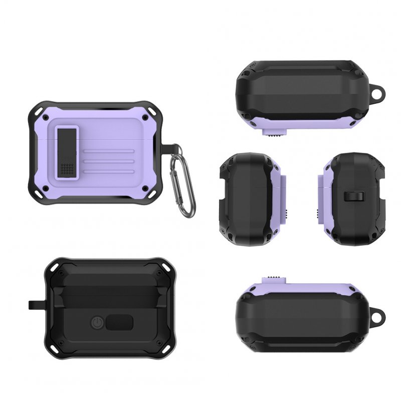 Soft Silicone Shell Case Compatible For Sony Linkbuds S (WFLS900N/B) Wireless Earphone Protective Sleeve Purple