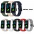 Soft Silicone Watchband Watch Strap Smart Bracelet Replacement Wristband Compatible For Realme Band2 gray