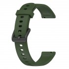 Soft Silicone Watchband Watch Strap Smart Bracelet Replacement Wristband Compatible For Realme Band2 olive