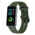 Soft Silicone Watchband Watch Strap Smart Bracelet Replacement Wristband Compatible For Realme Band2 black