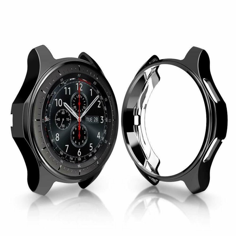 Soft TPU Protector Watch Case Cover for Samsung Galaxy Watch 42mm 46mm black_46mm