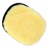 Soft Wool Car Washing Gloves Washer Care Brush Multipurpose Plush Cleaning Tool Accessories  24x16cm  black yellow