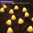 Solar 10 Led Mushroom String Lights 8 Modes Ip65 Waterproof Outdoor Garden Landscape Decorative Lights Colorful