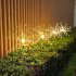 Solar 200led Fireworks Light Bendable 8 Modes IP65 Waterproof Outdoor Lawn Garden Decorative Lamps Warm White