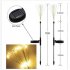 Solar 200led Fireworks Light Bendable 8 Modes IP65 Waterproof Outdoor Lawn Garden Decorative Lamps Warm White
