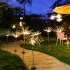 Solar 200led Fireworks Light Bendable 8 Modes IP65 Waterproof Outdoor Lawn Garden Decorative Lamps Cold White