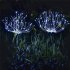 Solar 200led Fireworks Light Bendable 8 Modes IP65 Waterproof Outdoor Lawn Garden Decorative Lamps Warm White