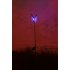 Solar 7 color cycle LED fiber optic butterfly light  2PCS group 