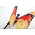 Solar 7 color cycle LED fiber optic butterfly light  2PCS group 