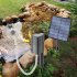 Solar Air Pump Solar Pond Aerator With Solar Panel Oxygen Pump Air Pump Ground Plug Air Stone Ground Plug Pond Aerator Bubble Oxygenator 2 5W solar oxygen pump