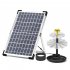 Solar Bird Bath Fountain Solar Water Pump With 4 Nozzles 2 Charging Methods 10 Ft Wire 10W Solar Collector 3 tier Waterfall Fountain For Garden 6W solar direct 