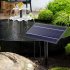 Solar Bird Bath Fountain Solar Water Pump With 4 Nozzles 2 Charging Methods 10 Ft Wire 10W Solar Collector 3 tier Waterfall Fountain For Garden 6W solar direct 