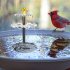 Solar Bird Bath Fountain Solar Water Pump With 4 Nozzles 2 Charging Methods 10 Ft Wire 10W Solar Collector 3 tier Waterfall Fountain For Garden 6W solar direct 