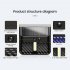 Solar Bug Zapper Outdoor  Mosquito Zapper Outdoor With 3 Modes  Solar Panel  1200mah Battery  Intelligent Light Control Solar Mosquito Zapper Lighting mosquito 