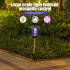 Solar Bug Zapper  Outdoor LED Light With Polycrystalline Silicon Solar Panel  Intelligent Light Control  Fly Zapper Mosquito Killer Lighting Lamp For Garden  Ya
