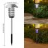 Solar Bug Zapper  Outdoor LED Light With Polycrystalline Silicon Solar Panel  Intelligent Light Control  Fly Zapper Mosquito Killer Lighting Lamp For Garden  Ya