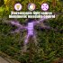 Solar Bug Zapper  Outdoor LED Light With Polycrystalline Silicon Solar Panel  Intelligent Light Control  Fly Zapper Mosquito Killer Lighting Lamp For Garden  Ya