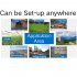 Solar Camera IP66 Waterproof AI Motion Detection Color Night Vision 2 Way Audio Outdoor 3MP HD Solar Security Camera With built in battery