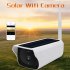 Solar Camera IP66 Waterproof AI Motion Detection Color Night Vision 2 Way Audio Outdoor 3MP HD Solar Security Camera With built in battery