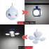 Solar Camping Lantern Collapsible Portable Tent Lamp With Hanging Hook LED Football Bulbs Waterproof For Emergency Outages battery   USB cable